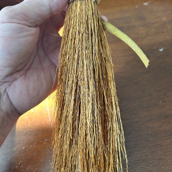 Handcrafted Decorative 16” witch broom with pendant attached- Great for display - Picture 4 of 8